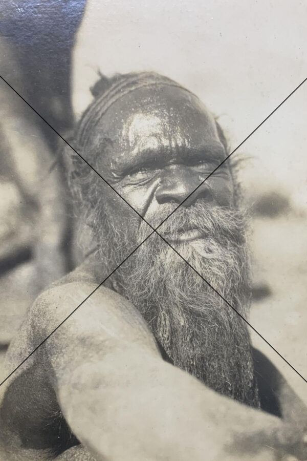 Australian Aboriginal Desert Warrior – Photo Print 6" x 4"