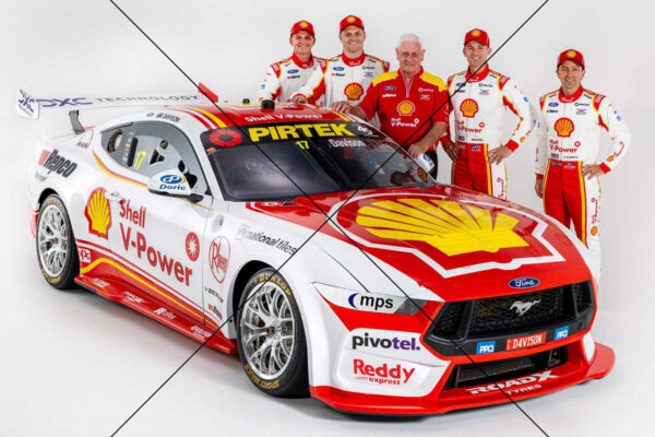 2025 Supercars Team Livery, Shell V-Power Racing Team Photo Print 6" x 4"