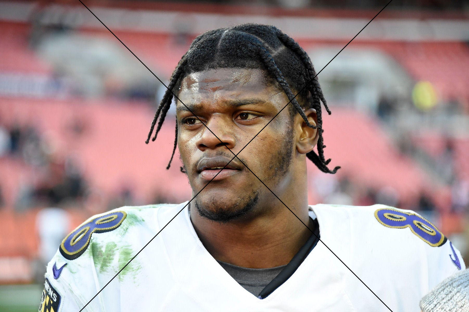 Lamar Jackson – Post Game Close-Up – Baltimore Ravens Star Photo Print 6" x 4"