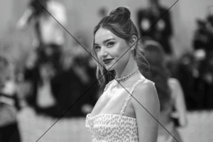 Miranda Kerr in Black and White at Fashion Gala Photo Print 6" x 4"