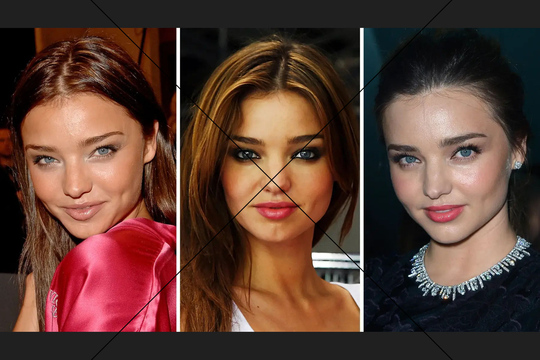 Miranda Kerr Through the Years – Stunning Collage of 3 Classic Photo Print 6"x4"