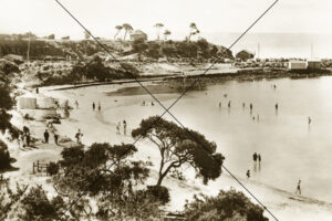 Mornington VIC – The Children's Beach 1939 Vintage Photo Print 6"x4"