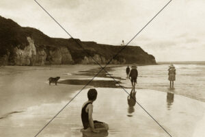 Mornington Peninsula & Lighthouse c.1910s, Vintage Coastal Australia Print 6"x4"