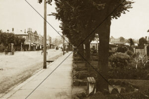 Northcote VIC – High Street Streetscape c.1918 Historic Melbourne Print 6"x4"