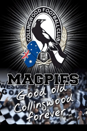 Collingwood Football Club – Good Old Collingwood Forever Photo Print 6"x4"