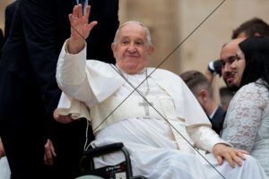 Pope Francis Waving to the Crowd in Wheelchair Photo Print 6"x4"