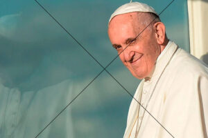 Pope Francis Smiling by the Window Photo Print 6"x4"