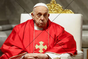 Pope Francis in Red Vestments During Mass Photo Print 6"x4"