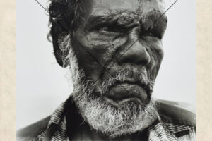 Elder Aboriginal Man – Powerful Wrinkled Portrait Photo Print 6"x4"