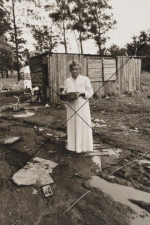 Proud Elder Outside Her Shack, Rural Australia Photo Print 6"x4"
