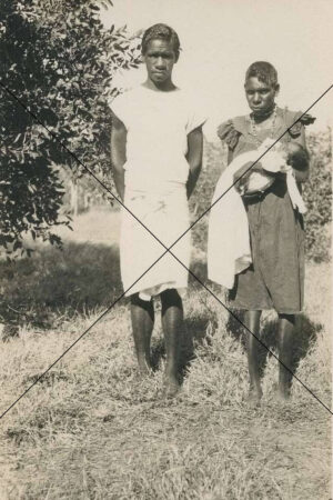 Young Aboriginal Couple with Infant, 1920's Photo Print 6"x4"
