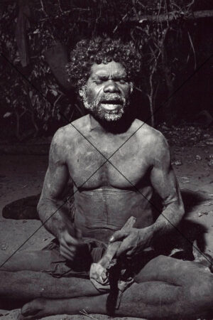 Mangudja Singing His Moraiin Song – Arnhem Land, 1952 Photo Print 6"x4"