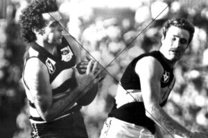 Larry Donohue With a Chest Mark – Geelong 1970's Era Photo Print 6"x4"