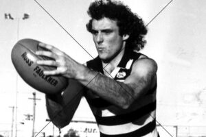 Focused and Fierce – Larry Donohue in Full Flight for the Cats Photo Print 6"x4"