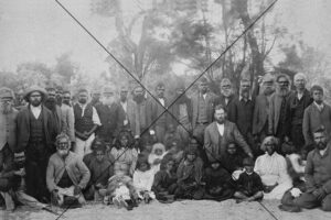 Group Portrait Of Noongar Men, Women, And Children With Fanny Balbuk Photo Print 6" x 4"