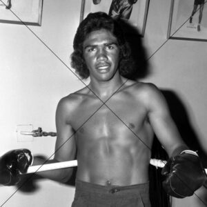 Boxer Wally Carr At Newtown Gym, 1976 Photo Print 6" x 6"
