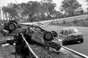 Bill Brown Crash At Bathurst Mountain 1971 Photo Print 6" x 4"