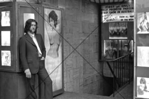 Odd Couple At Kings Cross Strip Club NSW 1972 Photo Print 6" x 4"