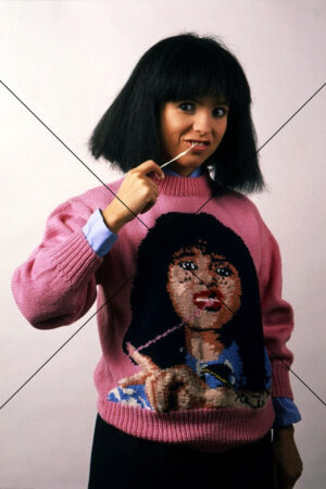 Kylie Mole Wearing Sweater With Her Own Face Photo Print 6" x 4"
