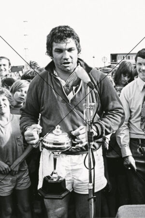Arthur With The Wills Cup After The Roosters Blitzed South Sydney 43-0 In The 1974 Pre-Season Final Photo Print 6" x 4"