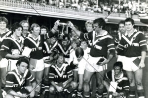 Arthur Beetson And Bob Fulton Hold The Wills Cup After 1977 Pre-Season Final Photo Print 6" x 4"
