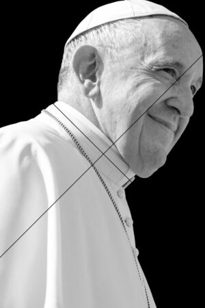 Pope Francis Smiling In White Robes Photo Print 6" x 4"