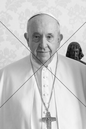 Pope Francis With Crucifix Necklace Photo Print 6" x 4"