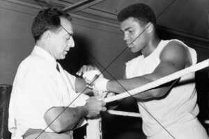 Angelo Dundee Wrapping Muhammad Ali's Hands 1966 Photo Print 6" x 4"