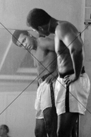 Muhammad Ali Reflected in Mirror Training Camp Photo Print 6" x 4"