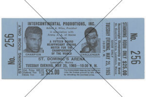 Muhammad Ali vs Sonny Liston 1965 Boxing Ticket Photo Print 6" x 4"