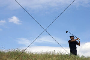 Tiger Woods Swings 2005 British Open Photo Print 6" x 4"