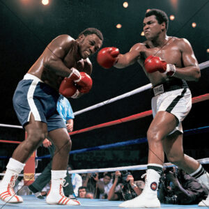 Muhammad Ali vs Joe Frazier Thrilla In Manila Photo Print 8" x 8"