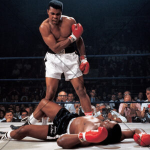 Muhammad Ali Knocks Down Sonny Liston Photo Print 6" x 6"