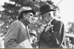 Auctioneer Clive Inglis And Owner John Brown 1929 Photo Print 6" x 4"