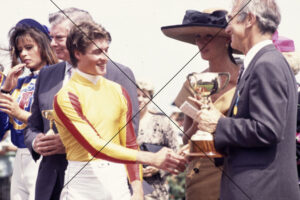 Connections of 1990 Melbourne Cup Winner Holding Cup Photo Print 6" x 4"