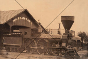Old Steam Engine at South Braintree Station Photo Print 6" x 4"