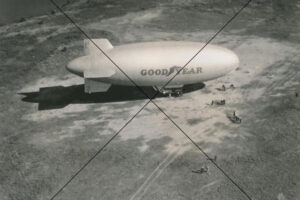 Goodyear Blimp Landing Aerial View Photo Print 6" x 4"