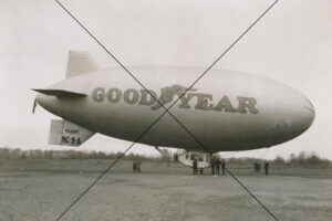 Goodyear Blimp Pilgrim on Display Photo Print 6" x 4"
