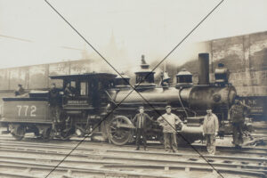 Boston & Maine Railroad Steam Engine 772 Photo Print 6" x 4"