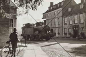 Boy Watching Steam Train 1462 Pass Through Town Photo Print 6" x 4"