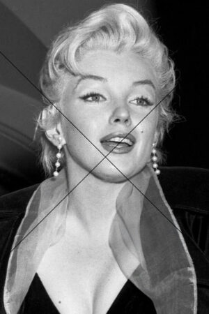 Marilyn Monroe Radiant Red Carpet Smile Photo Print 6" x 4"