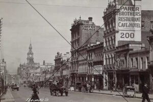 Early 1900s Bourke Street Melbourne Victoria Photo Print 6" x 4"