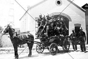 Box Hill Fire Brigade Victoria Circa 1900 Photo Print 6" x 4"
