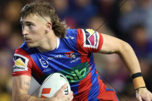 Fletcher Sharpe Ready to Run NRL Knights Photo Print 6" x 4"