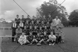 Diamond Creek Football Club Team Portrait 1953 Photo Print 6" x 4"