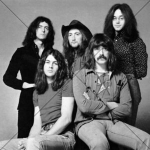 Deep Purple MKII Lineup Group Portrait 1972 Photo Print 6" x 6"