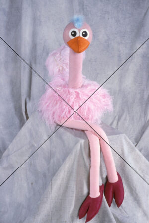 Ossie Ostrich Puppet Sitting Pose Photo Print 6" x 4"