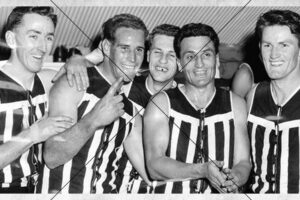 Neville Hayes, Geof Motley & Fos Williams Celebrate Photo Print 6" x 4"