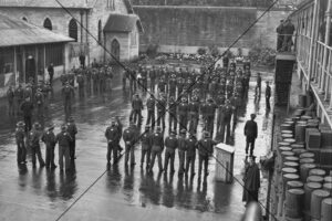 Parramatta Gaol Prisoners Assembled Photo Print 6" x 4"
