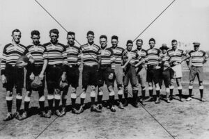 Past Brothers Rugby League Team Mount Isa 1929-30 Photo Print 6" x 4"